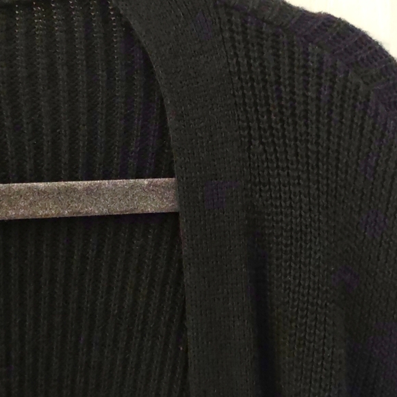 Old Navy Livaeco Longline Open Front Sweater Cardigan in Black Size S - Picture 3 of 7